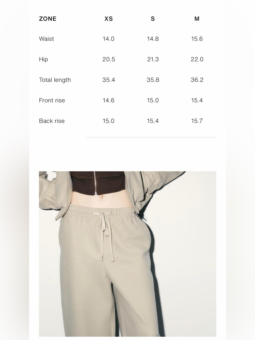 Zara Matching Set Oversized 2-Piece Bomber Jacket and Barrel Pants Gray Green - Picture 11 of 16